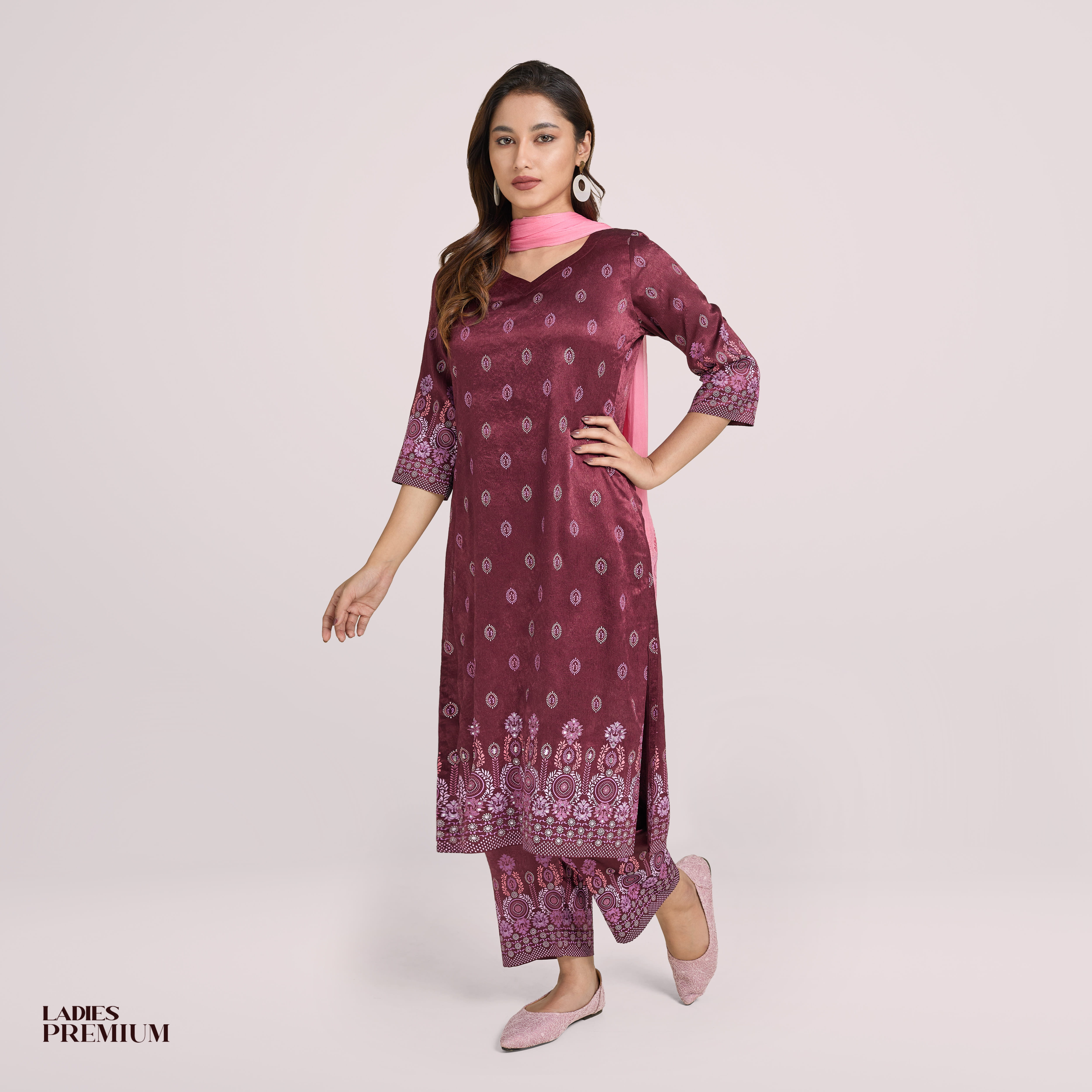 Womens Premium Salwar Kameez [3pcs] - Arannaya